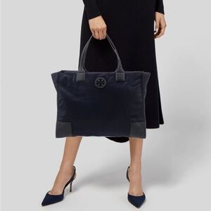 Tory Burch Nylon Tote Navy
